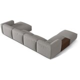 Micadoni Svetlo siva kotna sedežna garnitura (levi kot/v obliki črke "U") Martina – Home | Shoptok.si
