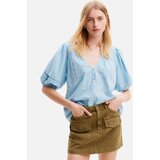 Desigual Camille Bluza Modra | Shoptok.si