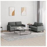 vidaXL 2-dijelni set sofa s jastucima tamnosivi od tkanine Cijene
