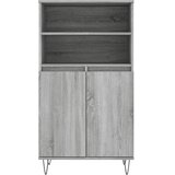  Visoka komoda siva sonome 60x36x110 cm od konstruiranog drva | shoptok.hr
