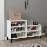 vidaXL Omarica za čevlje bela 102x36x60 cm inženirski les Cene