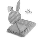 MimiNu Prekrivač i jastuk Zeko Grey | shoptok.hr