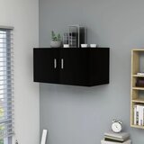 Maison Chic Stenska omarica - Zidna omarica črna 80x39x40 cm inženirski les iu699, (22063210) | Shoptok.si