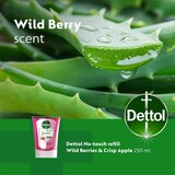 Dettol Energise Liquid Hand Wash Wild Berries & Crisp Apple polnilo za brezstični dozirnik mila 250 ml | Shoptok.si