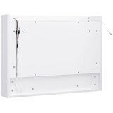  LED kupaonski ormarić s ogledalom bijeli 80 x 15 x 60 cm MDF | Eponuda.com