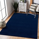 Lesnina XXXL TKANA PREPROGA Uni 80/150 cm tkano temno modra | Shoptok.si