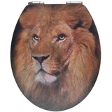 Wenko WC deska s 3D sliko in enostavnim zapiranjem Lion, 44,5 x 38 cm Cene