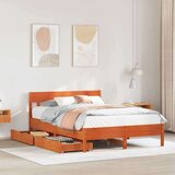 vidaXL Okvir kreveta bez madraca voštano smeđi 160x200 cm od borovine | shoptok.hr