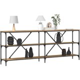  Konzolni stol od umjetnog drveta i čelika 200x30x75 cm | shoptok.hr