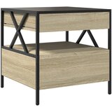  Stolić s beskonačnim LED svjetlima boja hrasta 50x50x51 cm | shoptok.hr
