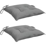  Jastuci za stolice 2 kom sivi 40 x 40 x 7 cm od tkanine Oxford | Eponuda.ba