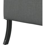 vidaXL visok naslon sofa Tamno siva 109x56x121 cm Tkanina | shoptok.hr
