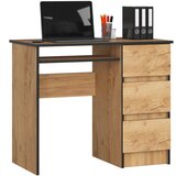 AKORD A-6 Računalniška Miza, Desna Izvedba, Hrast Craft, (5000332959) | Shoptok.si