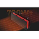 Aeno Eco Smart Heater Black , Plug type: Europe (E/F type), 700W, Infrared+convection heating type, Tempered glass ,1036х413х85(Box dimensions (WxHxD), mm ) - AGH0002S | Shoptok.si