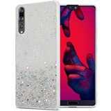 Cadorabo Case, združljiv s Huawei v prozornici z bleščicami - zaščitnim pokrovom, narejen iz fleksibilnega silikona TPU s penečimi bleščicami, (20694363) | Shoptok.si