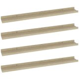 Maison Chic 4 kosi Stenske Police - Viseče police sonoma hrast 80x9x3 cm, (21794052) | Shoptok.si