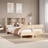 vidaXL Knjižna postelja brez vzmetnice 135x190 cm trdna borovina Cene