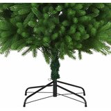  Umjetno osvijetljeno božićno drvce s kuglicama 240 cm zeleno | shoptok.hr