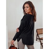 DStreet Bluzka damska oversize SILKINEA z wisiorkiem czarna | Shoptok.si