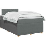  Boxspring krevet s madracem Tamnosiva 120 x 200 cm Tkanina | shoptok.hr