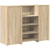 Maison Chic Sprejemna miza - Računalniška miza - pisarniška miza sonoma hrast 135x50x103,5 cm inženirski les, (21785647) | Shoptok.si