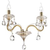 Ideal Lux kristalna zidna lampa negresco 2xE14/28W/230V zlatna | Eponuda.com