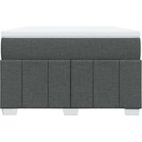 vidaXL Krevet box spring s madracem tamnosivi 120 x 190 cm tkanina | shoptok.hr