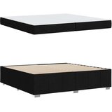  Krevetna konstrukcija s madracem Crna 200 x 200 cm tkanina | shoptok.hr
