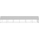 Vanjski kavez za kokoši 3 x 12 x 2 m od pocinčanog čelika | shoptok.hr