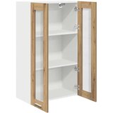 vidaXL Viseča omarica s polico Riga Umetni hrast 60 x 31 x 100 cm | Shoptok.si