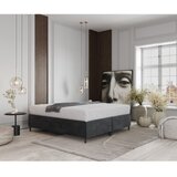 Maison de Rêve Antracitno sivi tapecirani bračni krevet s prostorom za odlaganje 180x200 cm Tate – | shoptok.hr