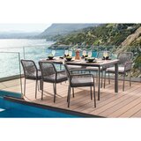 Ambia Garden VRTNI SEDEŽ aluminij siva | Shoptok.si