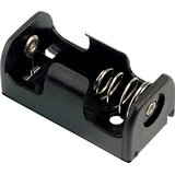TRU COMPONENTS Držalo za baterije 1x 1/2 AA kontaktni pol BH-1/2AA-2P, (20635916) Cene