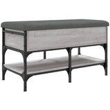  The Living Store Klop za čevlje siva sonoma 82x42x45 cm inženirski les - Klop Za Čevlje, (21448433) | Shoptok.si