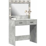  Toaletni stol s ladicama Betonski sivi 78,5 x 41 x 135 cm | shoptok.hr