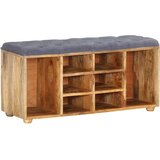 vidaXL Klop za hodnik 100x35x47 cm trden mangov les | Shoptok.si