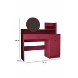 Hanah home Stol za šminkanje Harmony 2 Okrugli, 124 x 135 x 40 cm, Roze boje | Eponuda.ba