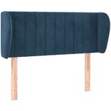 Maison Chic vzglavna omarica - nočna omarica - posteljna omarica z ušesi temno modro 93x23x78/88 cm žamet, (21711272) | Shoptok.si