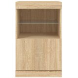  Komoda s LED svjetlima boja hrasta sonome 41x37x67 cm | Eponuda.ba