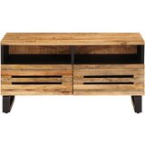 Maison Chic Klubska mizica - kavna mizica - Nizka mizica 80x55x40 cm trden robusten mangov les, (21755103) | Shoptok.si