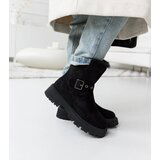 Gemre Black insulated eco-suede ankle boots Arturo | shoptok.hr