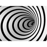  Tapeta - Black and white 3D tunnel 350x270 | shoptok.hr