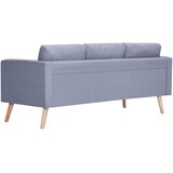  Set dvosjeda i trosjeda od tkanine svijetlosivi | shoptok.hr
