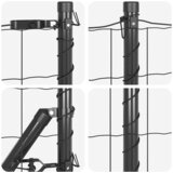 Euro ograda s špicama 25 x 0,8 m Čelik premazan PVC-om Siva | shoptok.hr