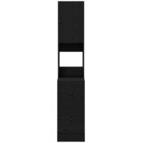  Kuhinjski bufet s ladicama Crni hrast 32 x 50 x 180 cm | shoptok.hr