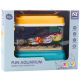Lean Toys Izobraževalno magnetni vodni akvarij z ribicami, LED lučjo, zvoki in mehurčki | Shoptok.si