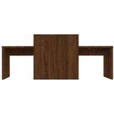 vidaXL Set stolića za kavu boja hrasta 100x48x40 cm konstruirano drvo | shoptok.hr