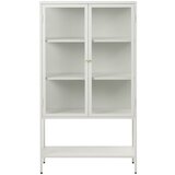 Unique Furniture Bela kovinska vitrina 88x132 cm Carmel – Cene