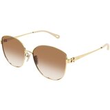 Chloe CH0306SK 004 ONE SIZE (59) Zlata/Rjava | Shoptok.si
