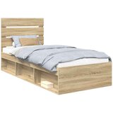  Konstrukcija postelje z vzglavjem Sonoma hrast 75 x 190 cm, (5000102851) | Shoptok.si